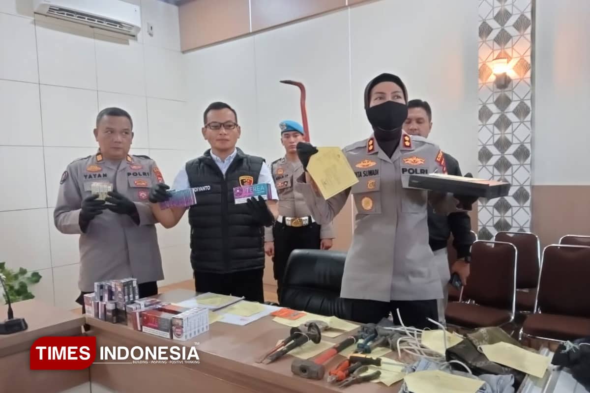 Aksi Senyap Dini Hari, Polres Majalengka Ungkap Kasus Curat Minimarket Berantai