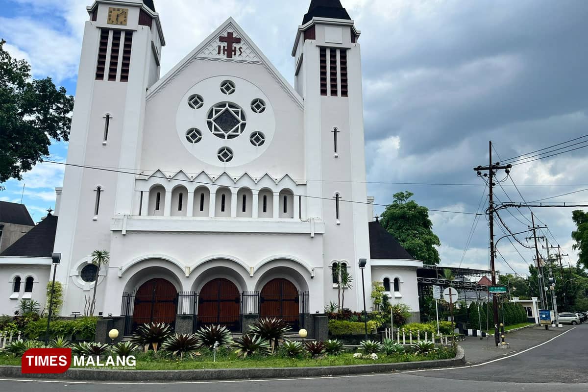 Wujud Toleransi, Gereja Katedral Ijen Malang Tiadakan Misa Saat Gelaran Mujahadah Kubro 1 Abad NU