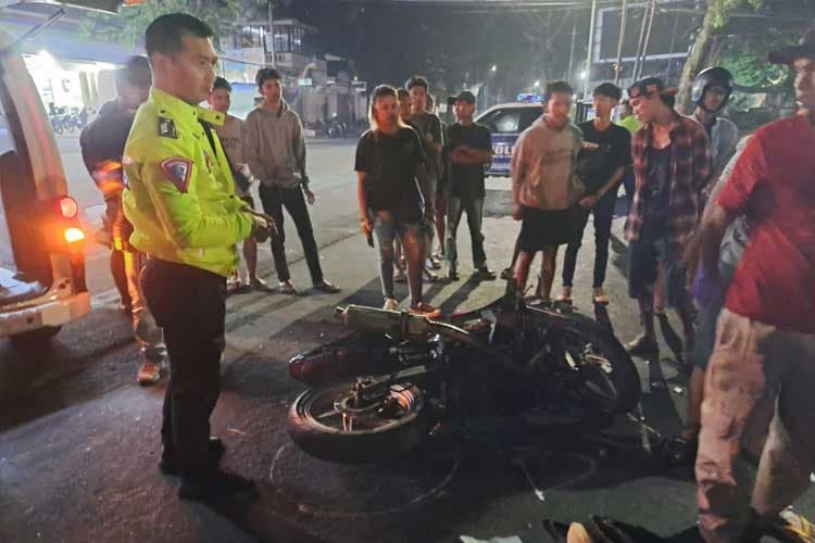 Kecelakaan Motor vs Mobil di Kota Malang, Satu Pengendara Tewas Ditempat