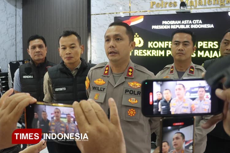 Polres Majalengka Ringkus Empat Anggota Sindikat Pencurian Mobil Pikap Lintas Daerah