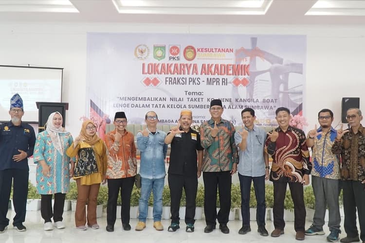 Fraksi PKS MPR RI dan LATS Gelar Lokakarya Akademik Penguatan Tata Kelola SDA Sumbawa