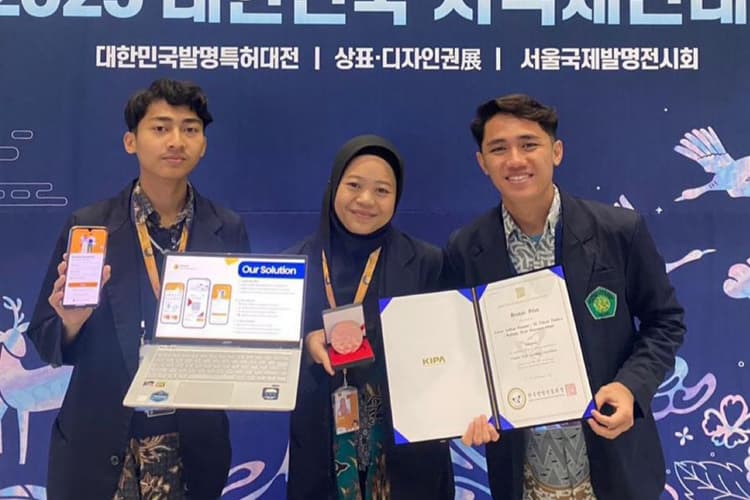 Mahasiswa UIN Maliki Malang Raih Bronze Prize di Seoul International Invention Fair 2025