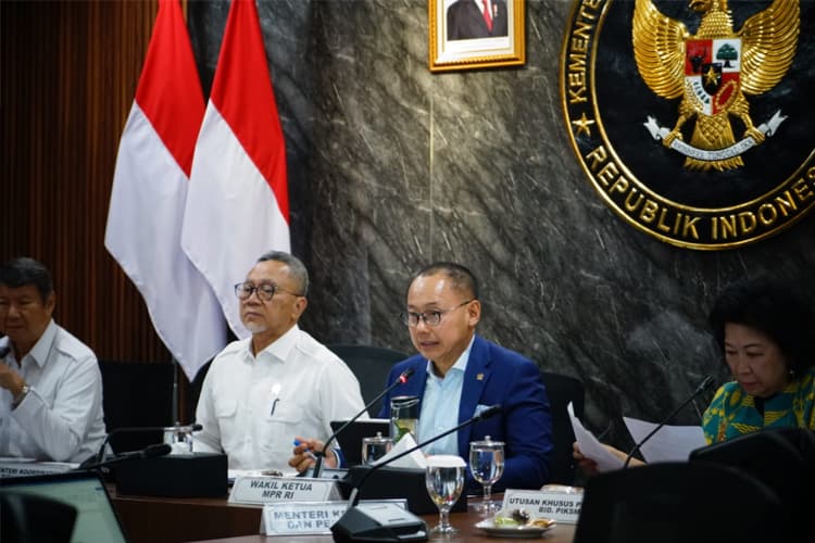 Eddy Soeparno Paparkan Strategi Penataan Pasar Karbon dalam Rakortas Bersama Hashim–Zulhas