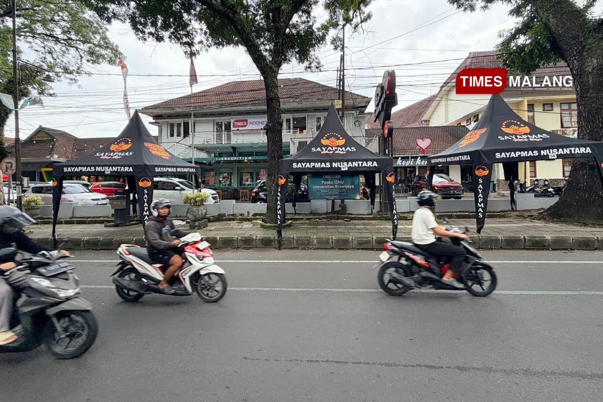 Cuaca Ekstrem Bayangi Mujahadah 1 Abad NU, Ratusan Tenda Relawan Siaga di Kota Malang