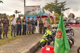 Posko Informasi MWCNU Lawang Jadi Penuntun Jamaah Menuju Puncak Harlah 1 Abad NU