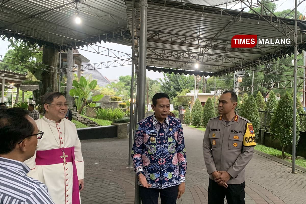 Gereja Ijen Malang Turunkan Petugas, Standby Layani Penuh Jemaah Mujahadah Kubro 1 Abad NU