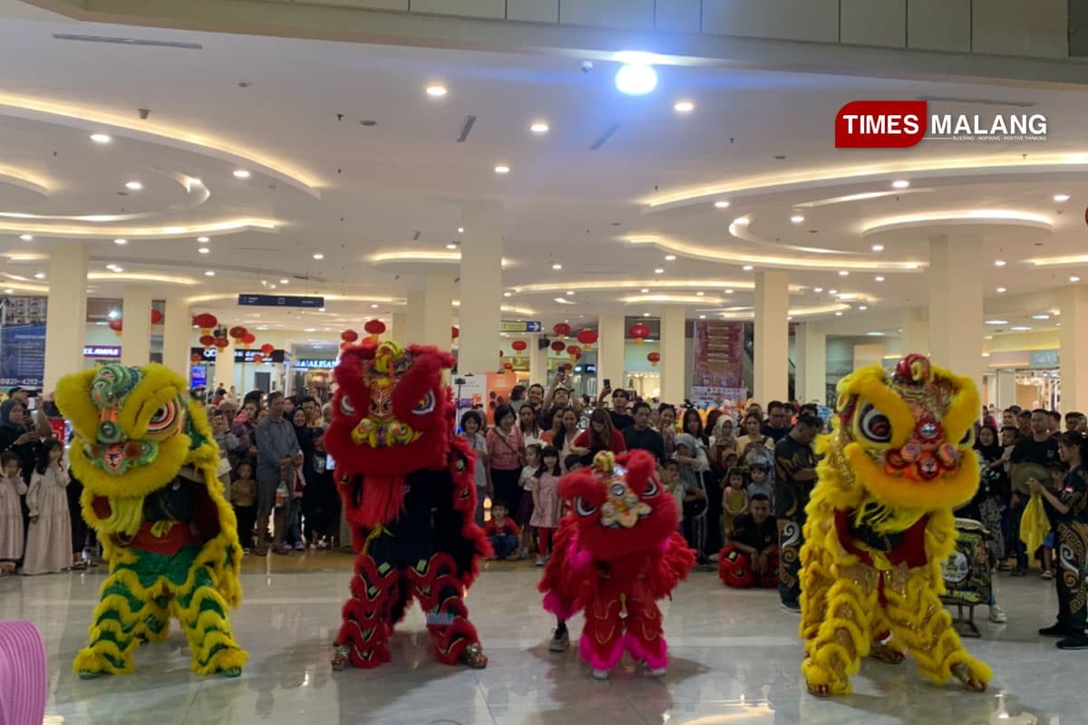 Puncak Perayaan Imlek 2026, Matos Hadirkan Barongsai Hingga Kampoeng China